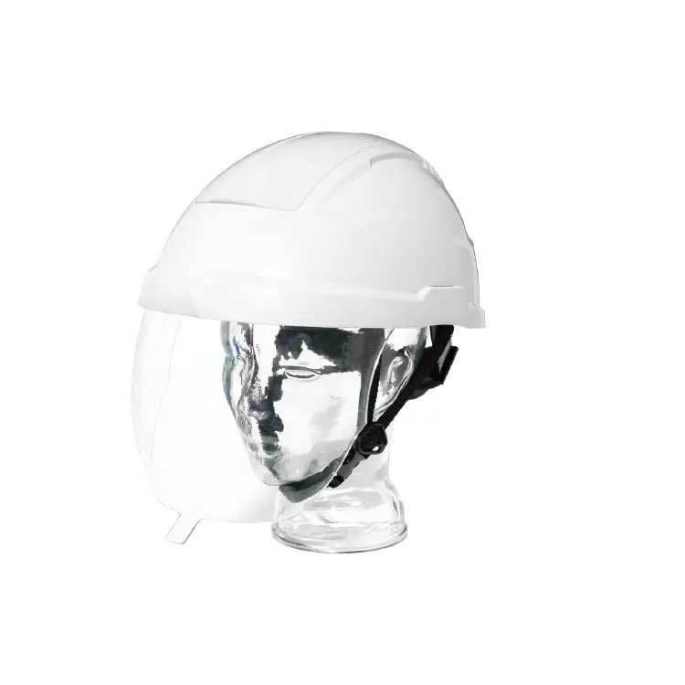 CASQUE ELECTRICIEN + ECRAN FACIAL SHARK COLORIS BLANC CRASH BOX