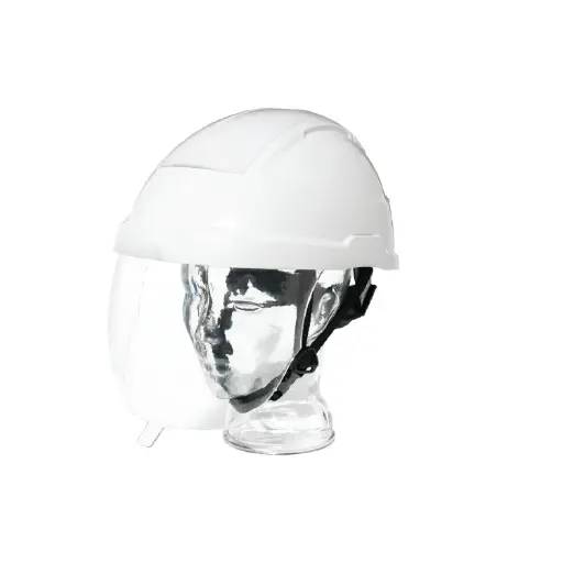 [#Z-SIKIT042-ZZ000IN] CASQUE ELECTRICIEN + ECRAN FACIAL SHARK COLORIS BLANC CRASH BOX